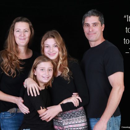A family dealing with two children with dyslexia.